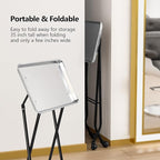 OmySalon Salon Tray on Wheels Folding Color Trays for Salon, Aluminium Tattoo Tray Rolling Trolley Cart Mobile Hair Cart for Cosmetology Stylist Hairdresser, Beauty Spa Service Storage Station