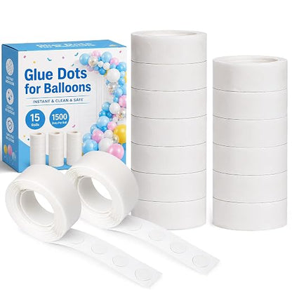 Glue Dots 1500 Pcs, Sticky Dots, Glue Dots Double Sided | Glue Dots by TONOS