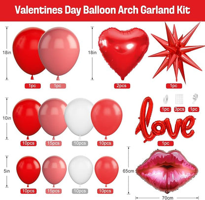 Valentines Balloons Arch Kit - Image 2