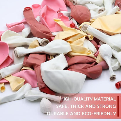 Dusty Pink Balloon Garland Double Stuffed Dusty Rose Pink mauve Pink Sand White - Image 6