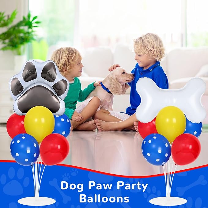 Dog Paw Party Balloons Stand Kit 2 Sets - Image 6