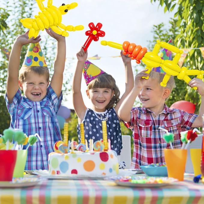 LXZFCRG 260 Balloons Yellow Long Balloons - Image 6