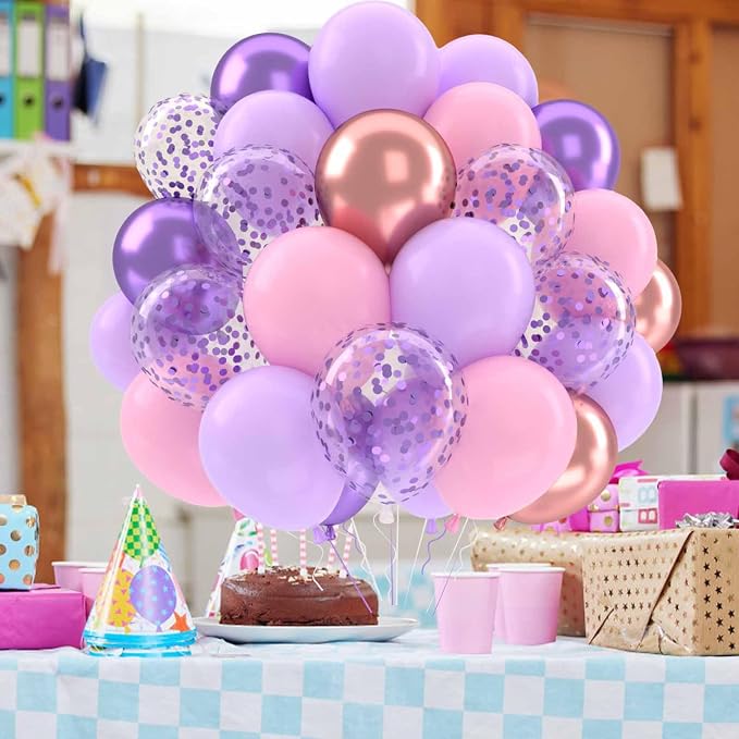 Patimate Purple and Pink Balloons Set - Image 5