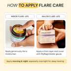 MyMagicHealer Thyme & Tea Tree Flare Care | Ingrown Hair, Razor Bumps, Cystic Acne, Blind Pimples, Bartholin, Pilonidal Cysts | Folliculitis Cure | Piercing Care w/Egg Yolk Extract & Tea Tree 2 oz