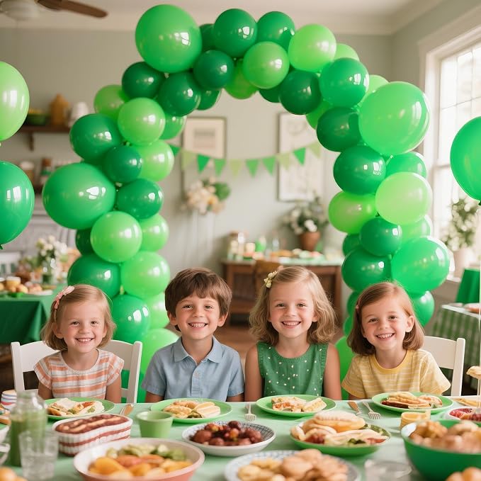 Green Balloon Arch Kit 111Pcs 18 12 5 Inch Latex Party Balloons Garland - Image 8