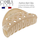 Camila Paris CP3204 French Hair Clip for Women for Thick Volume Hair, no Pulling or Damage, 2.75 in Girls Hair Claw Clips Jaw Fashion Durable and Styling Hair Accessories for Women, Made in France