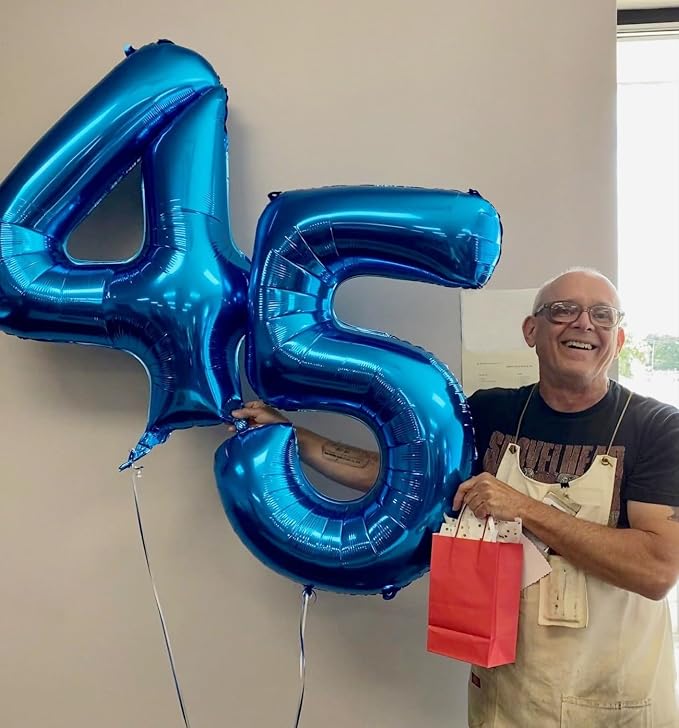 Navy Blue 40 Balloon - Image 7