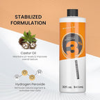 MOEHAIR Hair Color Developer 3% Hydrogen Peroxide, 10 Volume Creme Developer for Hair Coloring and Bleaching, Paraben-Free, Peach Fragrance 32 Fl. Oz