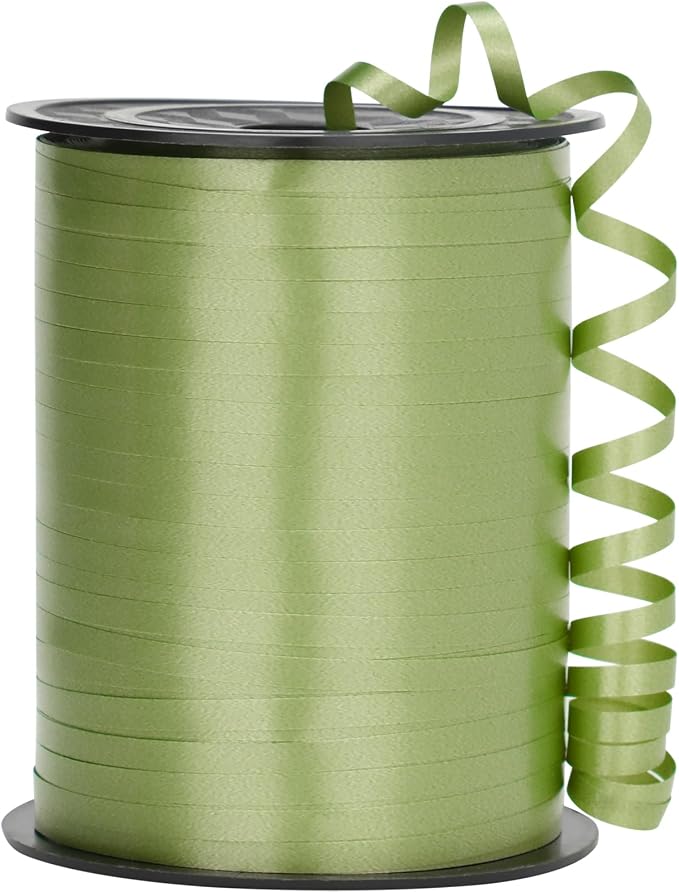 Green Curling Ribbon by OMISELIO
