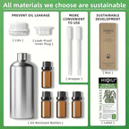 HIQILI Eucalyptus Essential Oil for Spray, Diffuser & Skin, 100% Pure Undiluted - 32 Fl Oz