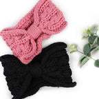 DRESHOW Knit Crochet Headband for Women Ear Warmer Soft Turban Stretch Warmer Headbands Winter Fashion Head Wrap