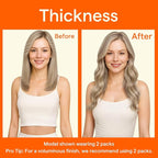 Full Shine Seamless Clip in Hair Extensions Human Hair, Highlights Blonde to Ash Blonde Real Hair Extensions Clip in, Seamless Wefts for Thin Hair Add Volume, 4Pcs 16Inch 65 grams