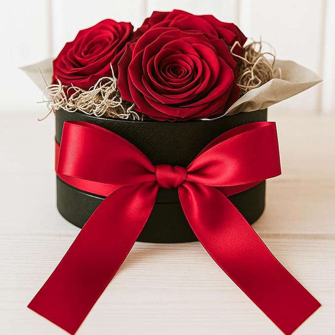 1 1/2In 30Yards Wine Red Ribbon - Image 4