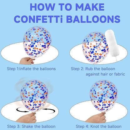 Blue and Orange Balloons - Image 4