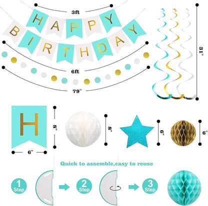 meowtastic Birthday Decorations Happy Birthday Banner - Image 7