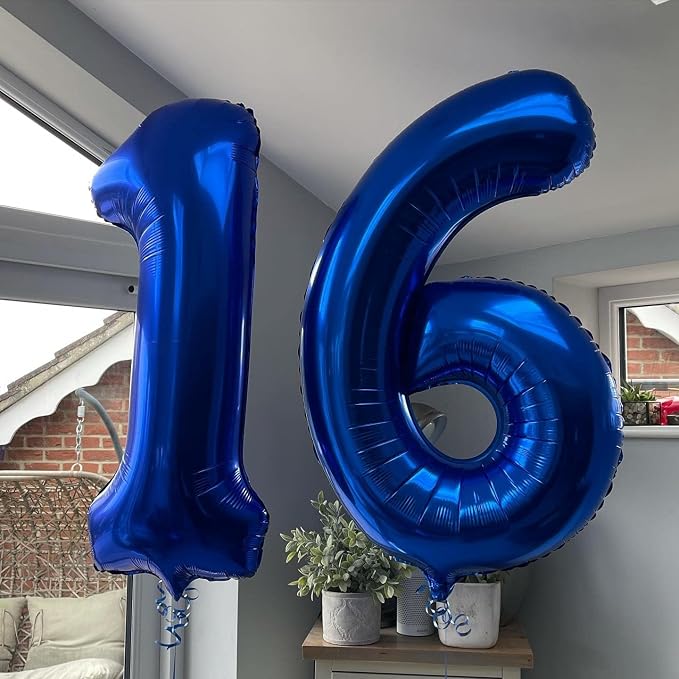 40 Inch Navy Blue 15 Number Balloons Giant Jumbo Huge 15 or 51 Foil Mylar - Image 6