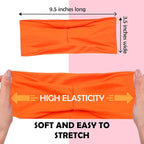 Multicolor Headbands Pack - 08 Elastic, Trendy Boho Headbands for Women, Girls, Exercise & Yoga (Spring)