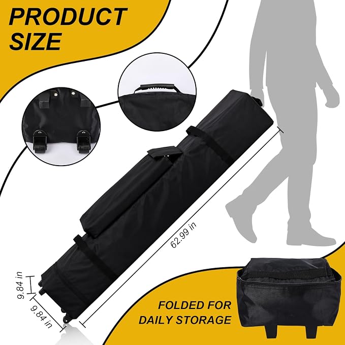 Abbylike 62 x 9 Inch Balloon Arch Frame Storage Bag - Image 4
