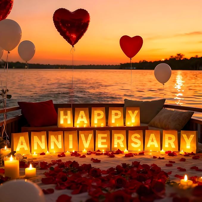 Happy Anniversary Light Up Letters, Include Light up Letters, - Image 5