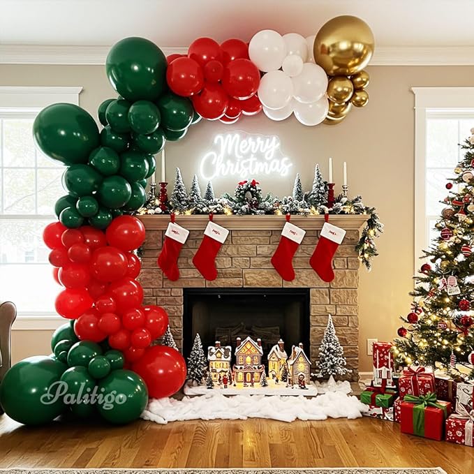 Christmas Balloon Arch Kit, 12 and 18 in Sizes, Christmas Party Decorations - Image 8