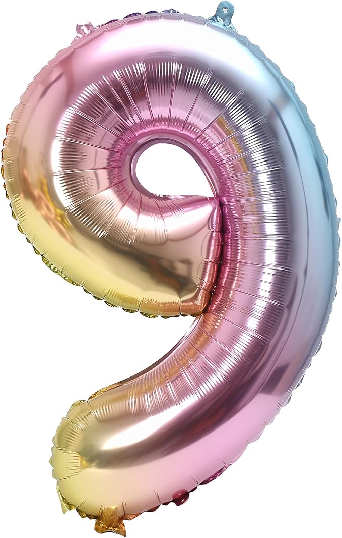 YPSelected 32 Inch Large Foil Helium Number Balloon Birthday Wedding Party 0-9 by YPSelected