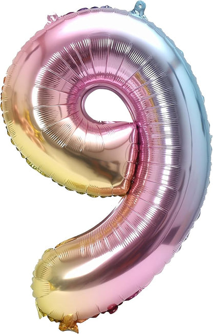 YPSelected 32 Inch Large Foil Helium Number Balloon Birthday Wedding Party 0-9 by YPSelected