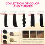 Lashey Seamless Clip in Hair Extensions Human Hair Ombre Natural Black to Medium Auburn Light Yaki Straight Clip in with PU Soft Invisi Edge 110g 7pcs 16 Inch Hair Extensions
