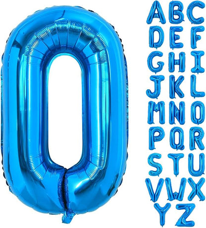 TONIFUL 40 Inch Large Blue Letter O Foil Balloons Alphabet Balloons | Giant by TONIFUL