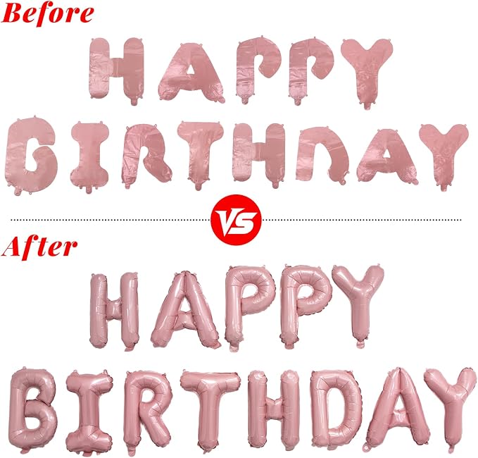 CARGEN 16in Happy Birthday Balloons Banner - Image 3