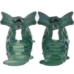 Camila Paris CP2908/2 Set of 2 French Hair Clip for Women, Green Antique Girls Hair Claw Clips Jaw Fashion Durable Styling Hair Accessories for Women, Strong Hold No Slip Grip, Made in France
