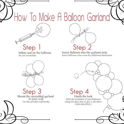 Archloon White Sand Gold Balloons Garland Arch Kit - Image 6