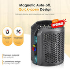 Magnetic Hair Dryer Filter + Inner Filter Cover Replacement for Dyson Supersonic HD01 HD03 HD08 HD15 Hair Dryer Attachment, Hair Dryer Strainer Filter Spare Parts(Gray)