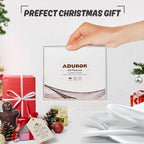 Adubor 100% Silk Pillowcase - Mulberry Silk Pillow Cases, 23 Momme 6A Grade Fibers, Silk Pillow Case for Hair and Skin Health, with Hidden Zipper (Queen 20''x30'', Lvory White, 1PC)
