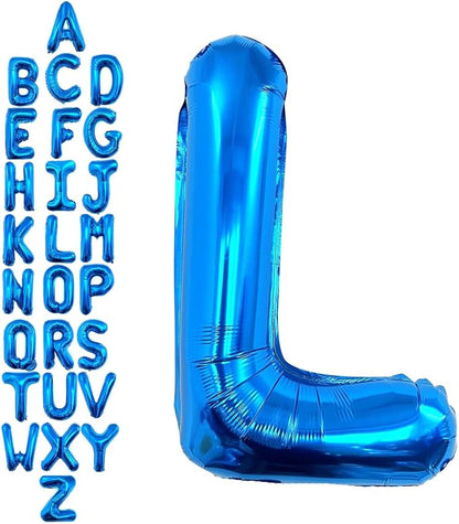 40 Inch Blue Letter L Balloons, DIY Phrase Foil Alphabet Letter L Balloons DIY by LHOAVWE