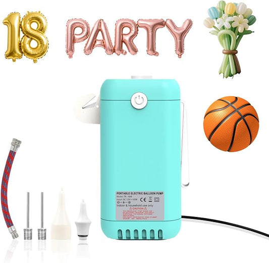 Balloon Pump Electric Air Pump for Long Balloon, 260/160 Balloon Inflator Pump by Kusamue