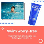 AQUA GUARD Swim Hair Rescue Bundle | Pre-Swim Protection & Post-Swim Repair Kit | Includes Hair Defense, Shampoo, Conditioner, Detangler, Hair Mask & SPF Skin Defense | Chlorine Care For Swimmers