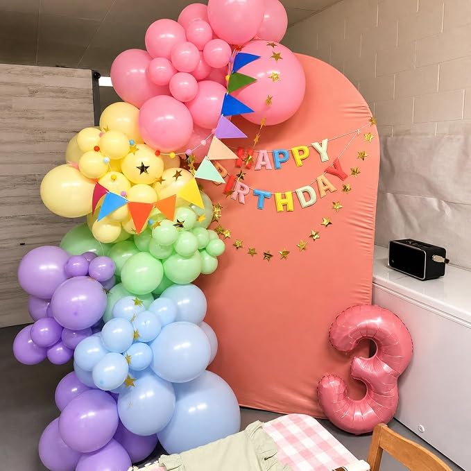 Rainbow Balloon for Whimsical Baby Shower Wedding Birthday Party Decoration | - Image 6