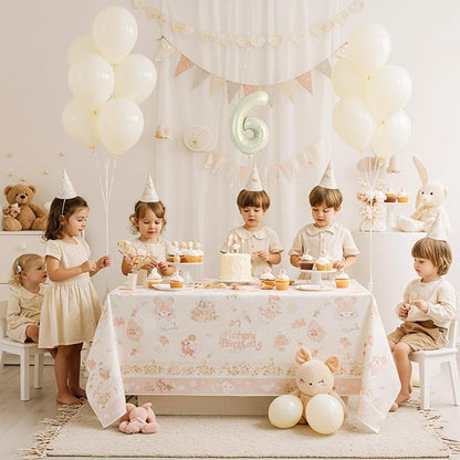 TONIFUL 20Pcs Number Balloon 2 Set 16 Inch Cream White 0-9 Numbers Balloons | - Image 5