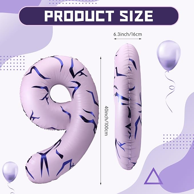 40 Inches Number 9 Balloon - Image 2