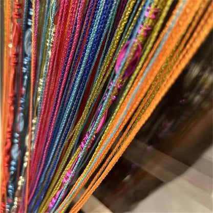 ave split 100cmX200cm Decorative Door String Curtain Beads Wall Panel Fringe - Image 2