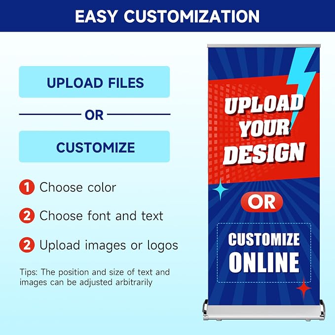 Custom Retractable Banner with Silver Aluminum Stand, Durable & Easy Setup - Image 6