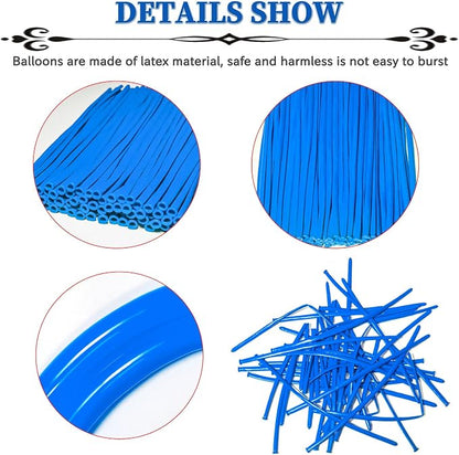 Blue Long Balloons Premium 260 Twisting Animals Magic Balloons - Image 2
