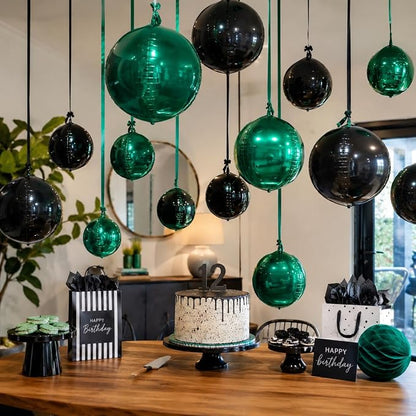 Green Black Balloons - Image 4