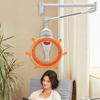 950W Wall Mount Hair Treatment Machine,Orbiting Rotating Hair Processor for Salon Home Use,Time Adjustable,Professional Hair Care for Spa Family (White)
