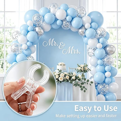 15-Piece Balloon Arch Clips, 3.5" Heavy Duty Clear Spring Clamps | Suitable - Image 4