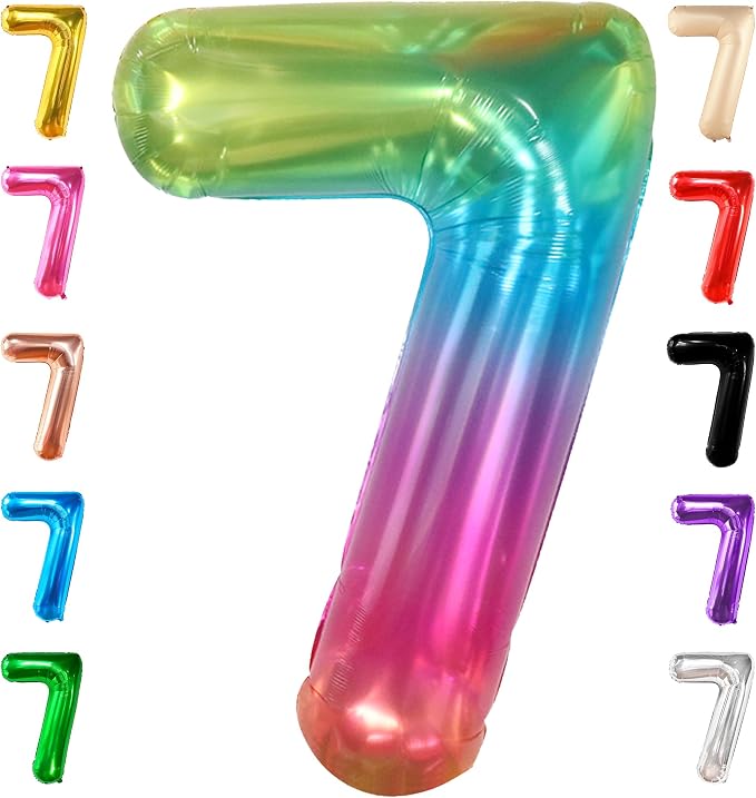 KatchOn Giant Jelly Number 7 Balloon by KatchOn