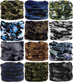 Headband Neck Gaiter Head Wrap Headwear Face Mask Magic Scarf Bandana for Men and Women