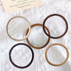 Multi-color Hair Ties Hair Elastics Rubber Bands No Damage for Thick and Curly Hair Long-Lasting Braids Ponytails Holders All Hair Types Pain-Free Hair Accessories for Women or Men 50 PCS 4MM