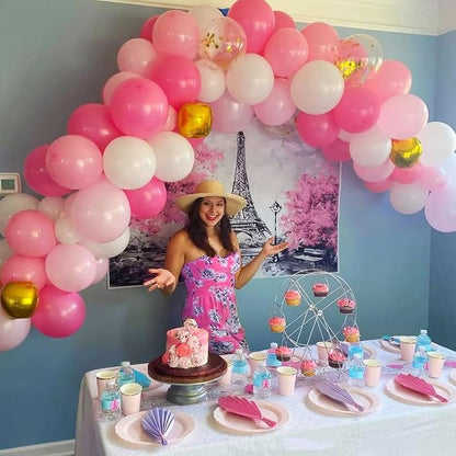 Pink and Gold Balloons Set - Image 5