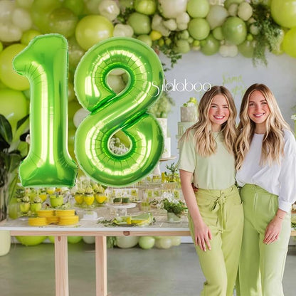 40 Inch Green Number 18 Balloon Lime Big Large Helium Number 0-9 | Giant - Image 5
